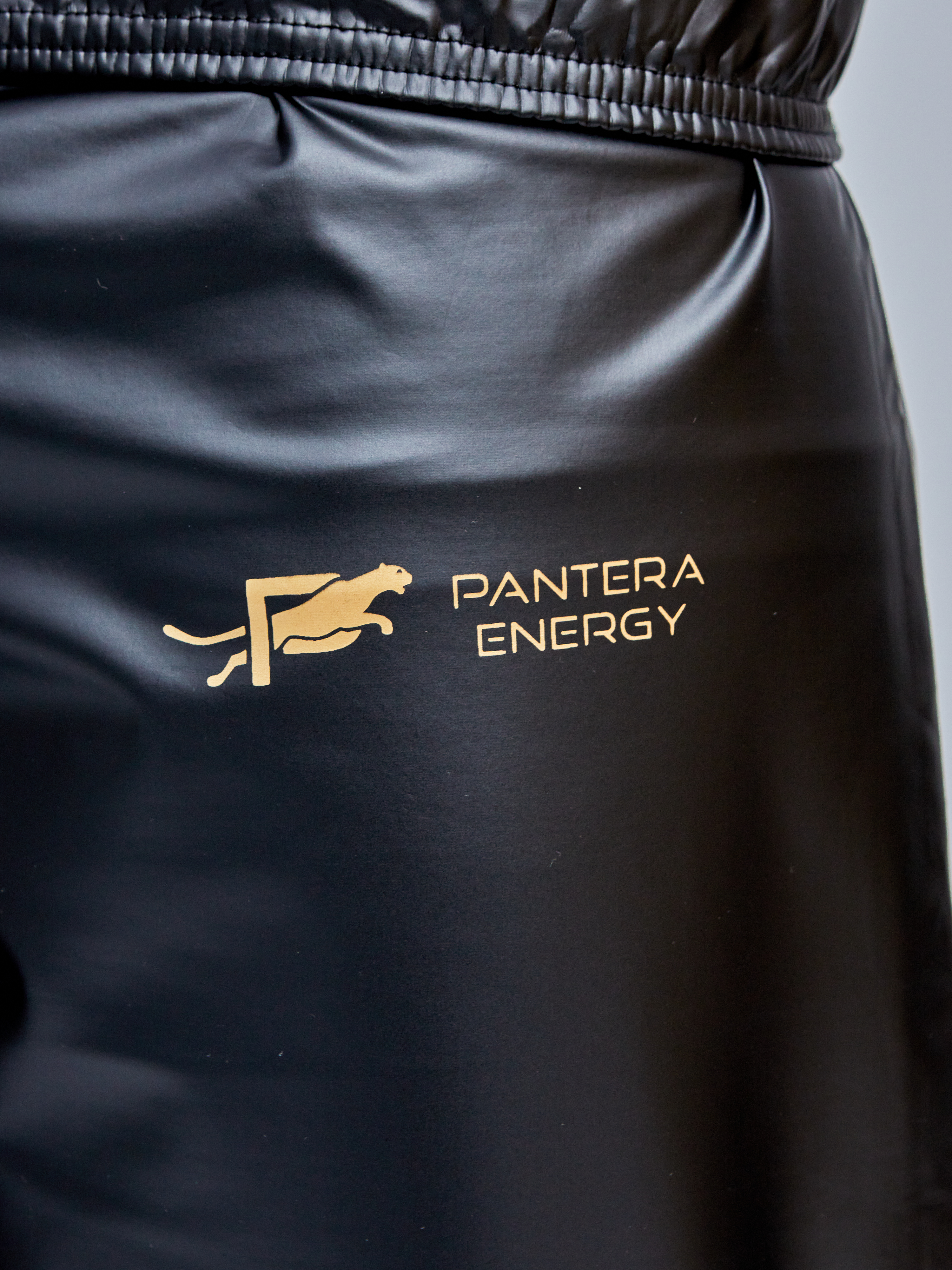 Костюм-сауна с капюшоном PANTHER ENERGY, костюм с эффектом сауны для разогрева, занятий спортом и снижения веса, термический спортивный костюм / костюм сауна для похудения (с рукавами) / одежда для похудения