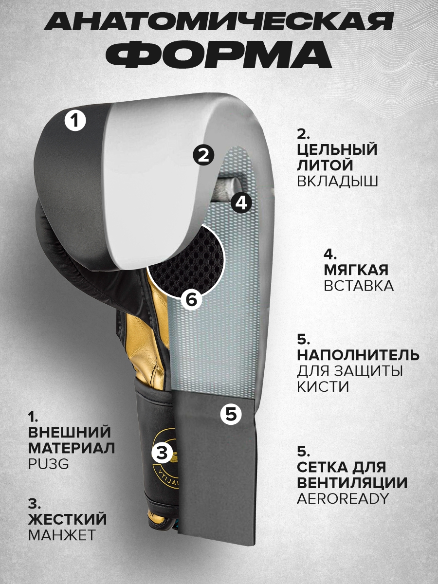 Боксерские перчатки Ultimatum Gold