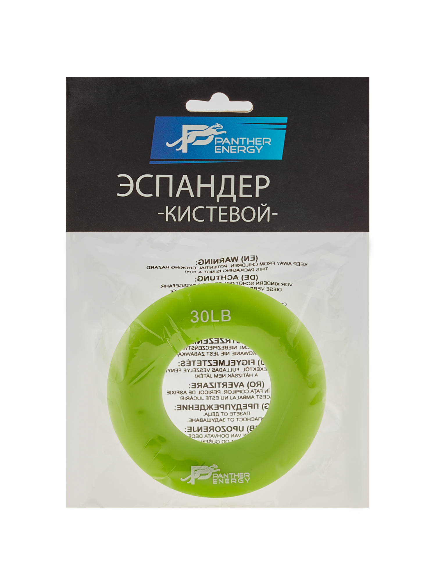 Эспандер кистевой, Зеленый, 30 Lb 